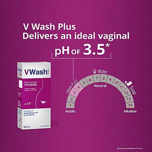 VWash Plus Expert Intimate Hygiene Liquid Wash for Women with Tea Tree Oil 200 ml, Paraben Free, PH Balanced