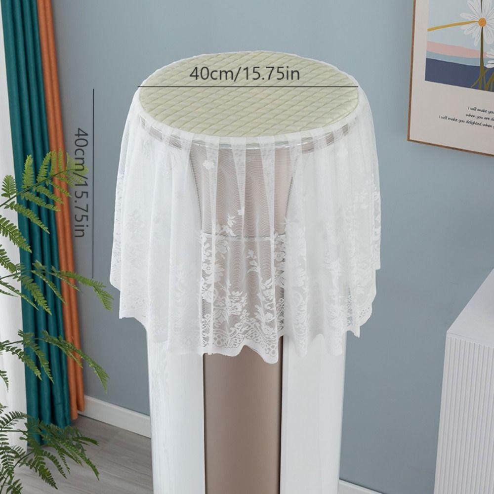 Lace+Polyester Air Conditioner Dust Cover Round Universal Anti-fouling Cover  Air Conditioner