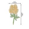 1Pc Garment Accessories Fashion Flower Applique Fabric Sticker Dress Embroidered Sewing DIY Stickers Cheongsam Patch 3D Peony
