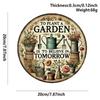 Retro 2D Flat Hanging Wooden Sign Round Magical Cat Welcome Sign Door Hanging Pendant WC Garden Decoration Restaurant