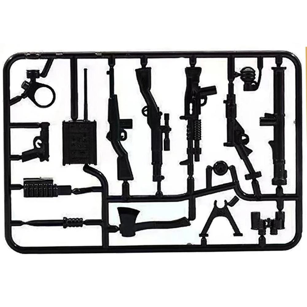 Beige Container MOC Military Weapon Boxes Bricks Accessories Army Scene WW2 Building Block Parts Shipping SWAT