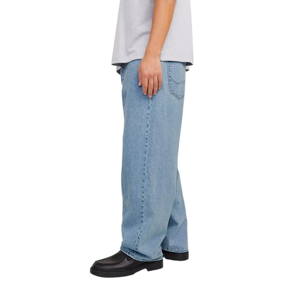Jack And Jones Mens Denim Relaxed Wide Leg Jeans