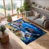 Tappeto in Flanella Stampato Erling Haaland Antiscivolo Morbido Poliestere Tappeto per Pavimento Tappetino Decorativo da Interno per Camera da Letto Soggiorno Divano