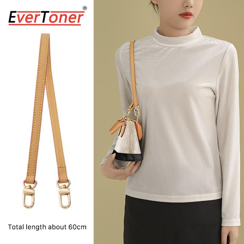 EverToner Leather Strap For L Alma Nano Shell Bag Golden Buckle Replacement Bag Belt Accessories Armpit transform Accessories