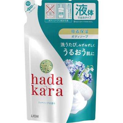      Lion Hadakara Body Soap Rich Soap Fragrance Refill 360ml
