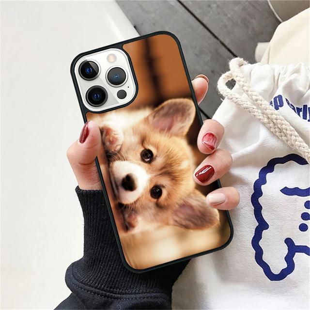 Corgi Dog and bubble tea Phone Case Cover For iPhone 17 Air 15 16 14 13 12 Pro Max 11 Pro Max Plus Coque Shell