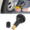 TR415 Car Tire Valve Stem, Tire Rubber Valve, Short Rubber Valve, Tubeless, Set of 10, Anti-Degradation, Ozone Resistant, Automotive