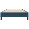 Bed Frame without Mattress Dark Blue 80 x 210 cm Velvet