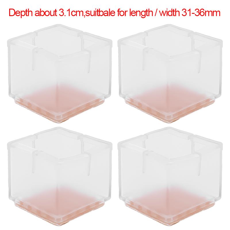 4/12Pcs Chair Legs Covers Hardwood Floor Protector Mat Furniture Table Legs Pads Felt Bottom Wrapped Anti Scratch Chair Leg Caps