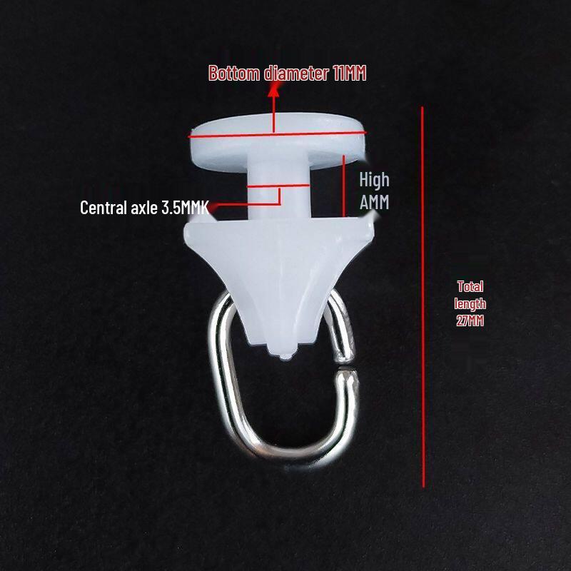 

Vintage Curtain Hook Roller Wheel and Track Accessories 0 meters