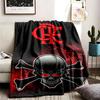 Clube de Regatas do Flamengo Coperta Personalizzata in Flanella da Esterno Morbida e Adatta a Tutte le Stagioni Perfetta per Divani Letti e Campeggio