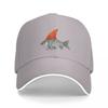 Pesce rosso con pinna dorsale arancione Cappellino da baseball Cappello di lusso Cappellini cappello di lusso da donna Unisex