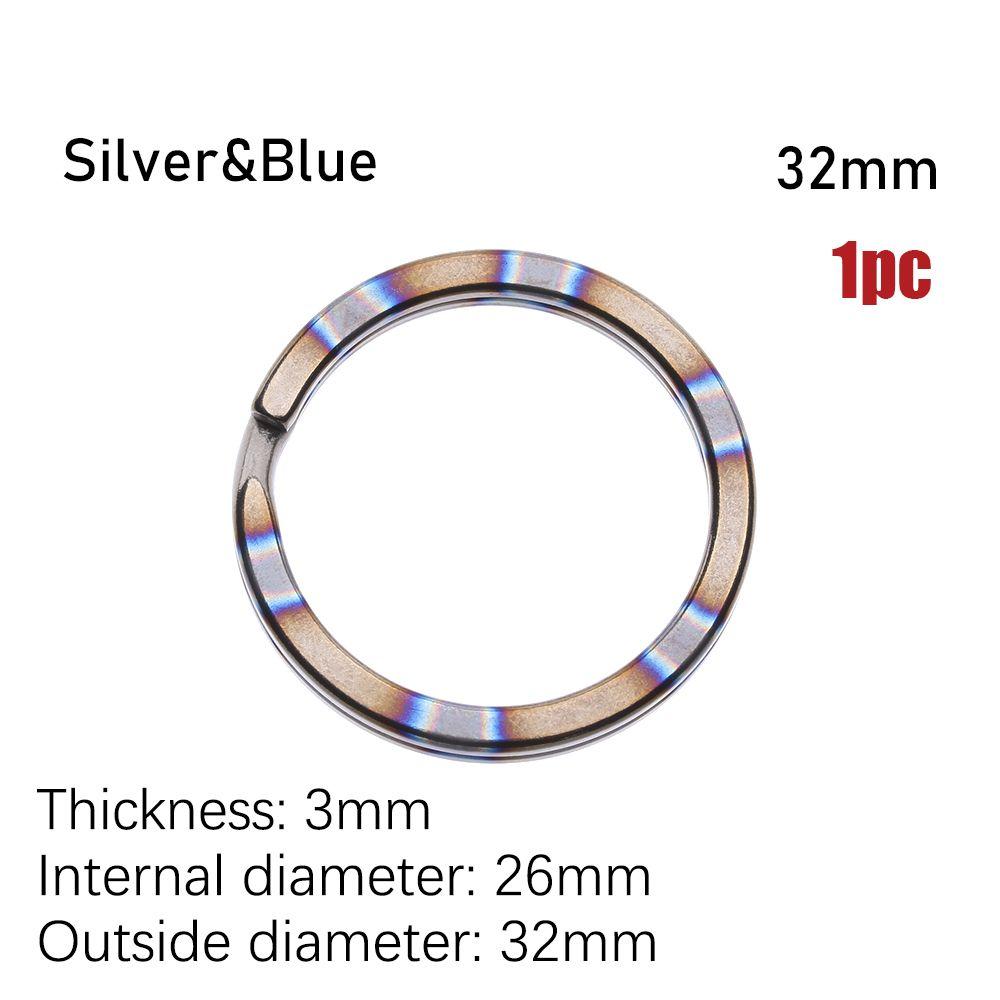 1/2 ks Vysoce kvalitní kroužek s klipem z titanové slitiny, přezka na klíče, přenosný držák, EDC klíčenka, kroužek na klíče