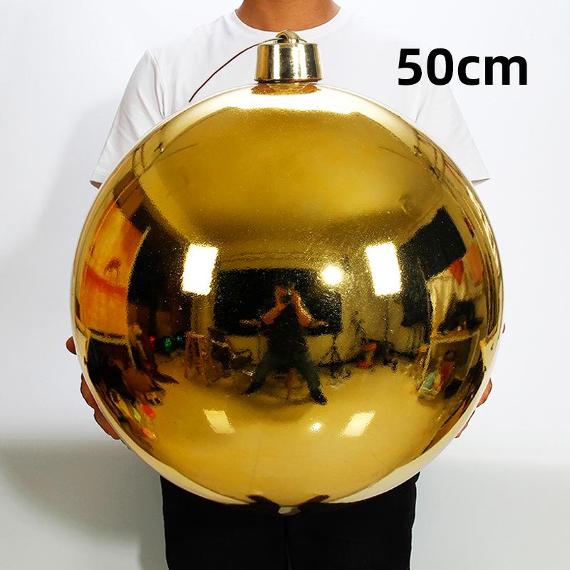 Large and Small Shiny Christmas Ball Tree Decorations