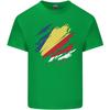 Torn Seychelles Flag Seychellois Day Football Unisexs Light Cotton TShirt