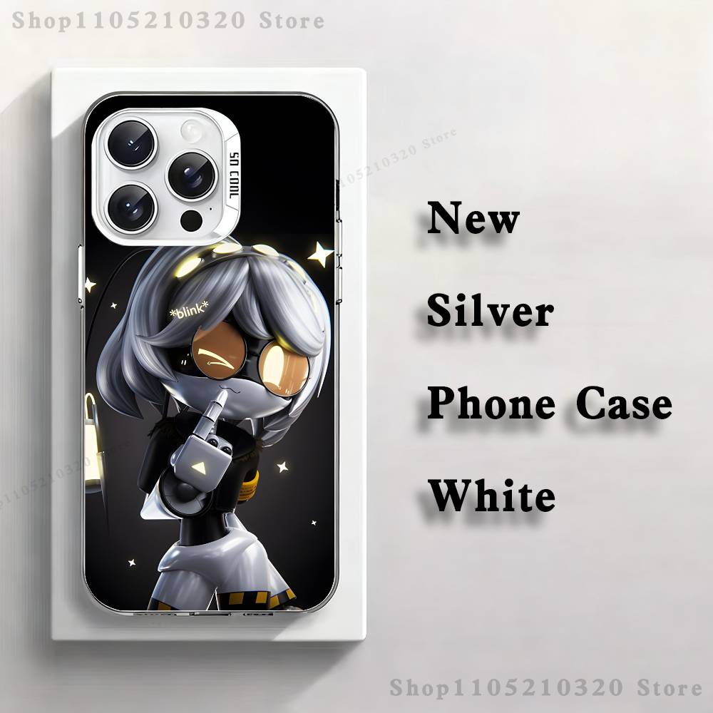 M-Murder D-Drones Game Phone Case For iPhone 17,16,15,14,13,12,11,Pro,Max,Plus,E,Air,Mini White Tpu Cover