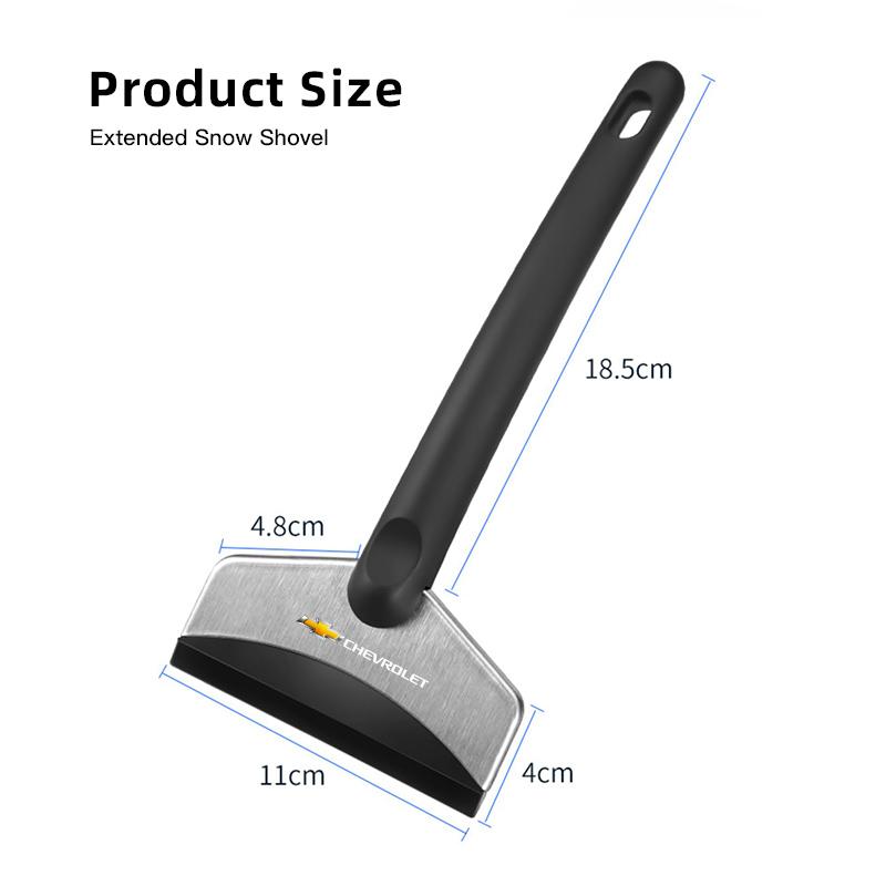 QOE3 Car Snow Shovel Remover Ice Scraper Cleaning Tools For Chevrolet Cruze Malibu Colorado Suburban Equinox Blazer Trax Camaro Spark