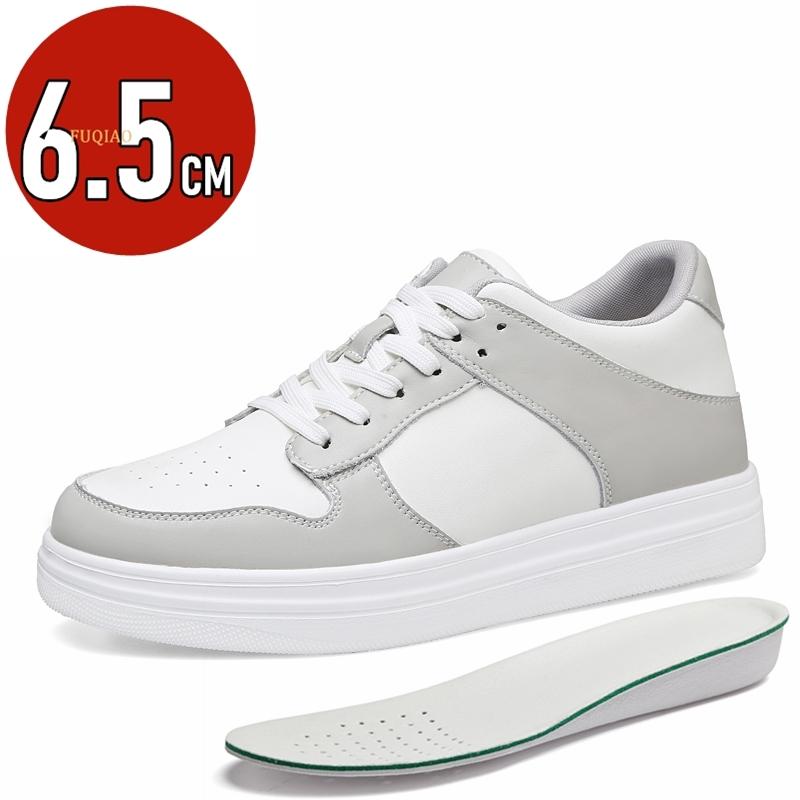 

Unisex 6.5cm Height Boost Shoes Couple Casual Lightweight Comfor Breathable Invisible Lift Sneakers for Men Women Elevator Shoes 35