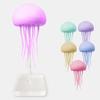 Jellyfish Cartoon Led Nihgt Light Voice Control Gradient Cute Rotating Jellyfish Hanging Bedside Lamp Rgb Table Lamps Room Decor