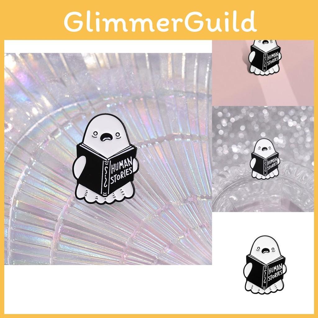 Brooch Ghost Eyecatching Pin Quirky Cartoon Metal Badge Decorative Gift Halloween