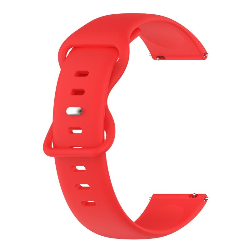 for AmazfitBip 3/Lite/U/1S Band Adjustable Sport Silicone Belt Washable Strap Wristband Bracelet Waterproof M красный