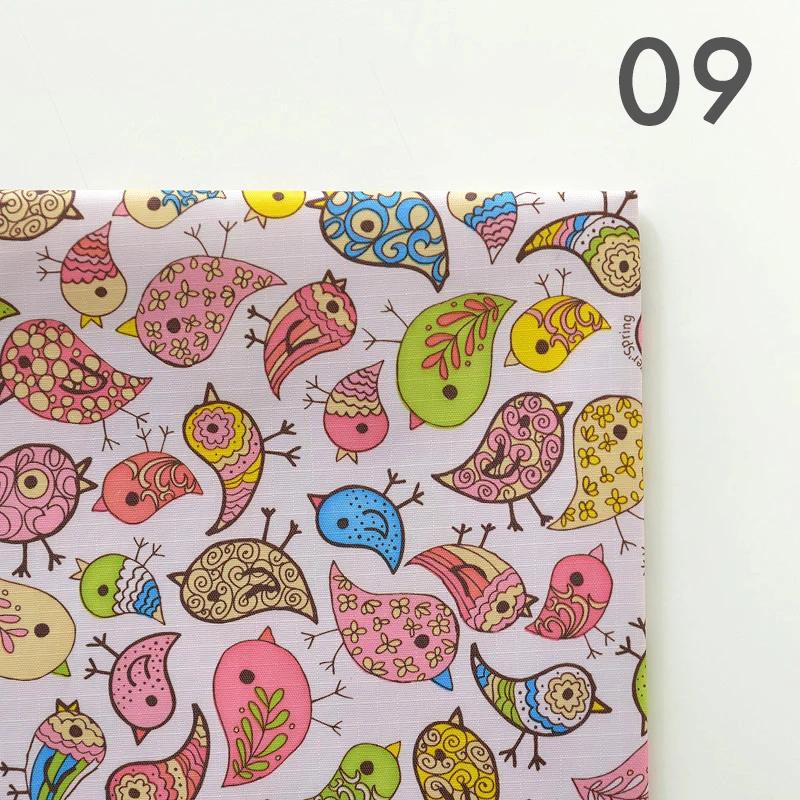 Waterproof 210D Oxford Cloth Fabric Cartoon Pattern Rain-proof Oil-proof Oxford Fabric For DIY Plastic Table Cloth Raincoat Bag