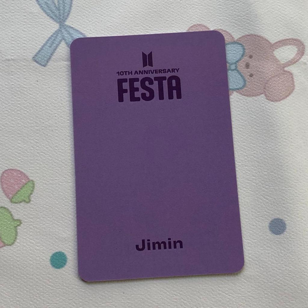 [USED] (Jimin) BTS 2023 FESTA ARMY Bonus Lounge Trading Card