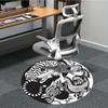 1 Stück Tiger Drache YinYang Büro Runder Teppich, Unter Bürostühlen Schlafzimmer Wohnzimmer Heimdekoration, Raumdeko, In Verschiedenen Größen Erhältlich
