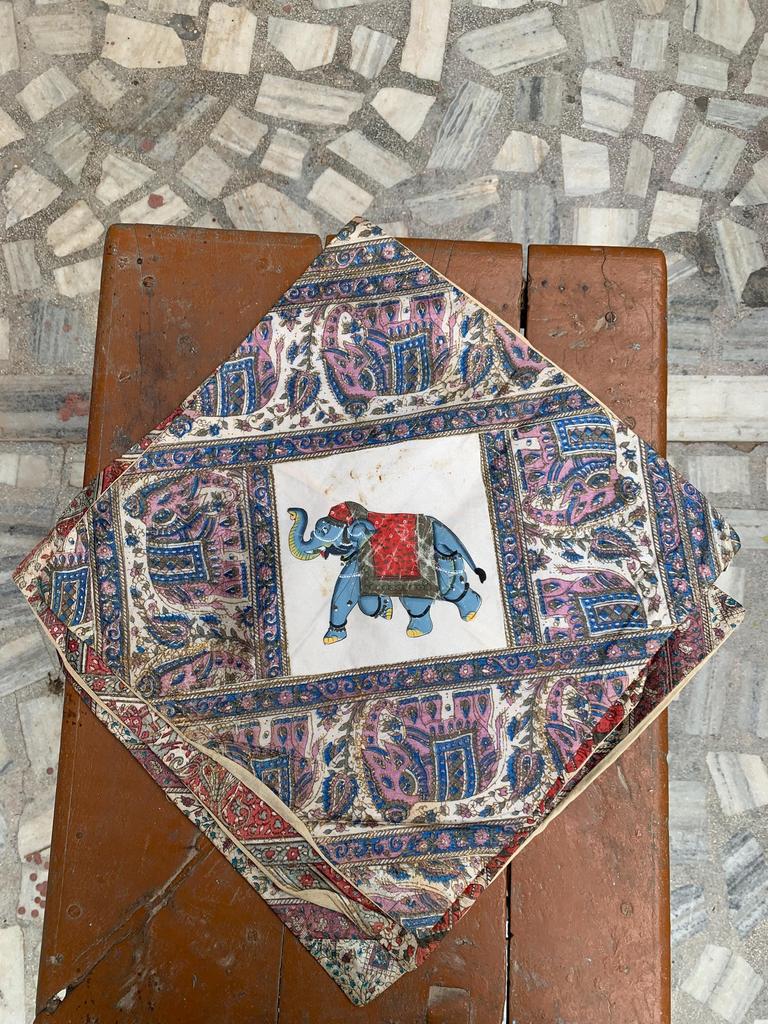 Hand Embroidered Cotton Pillow Cover: Bohemian Decorative Cushion 40