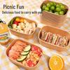 ONYLM Disposable Kraft Paper Food Containers with Lids