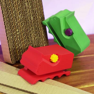Cardboard Cutter Kitten Design Sliding Gift Wrap Cutter Easy Cut Multipurpose Cutter for Wrapping Paper Kraft Paper