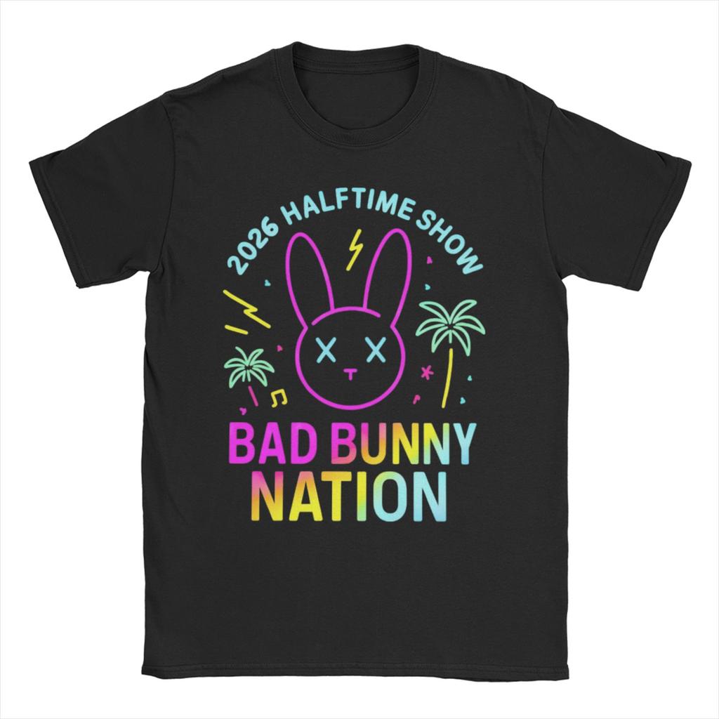 Bad Bunny cute graphic New Unisexs TShirt Unisex ONeck 100 Cotton Short Sleeve Y2k Oversized Popular Fashion Tee Fans Gifts