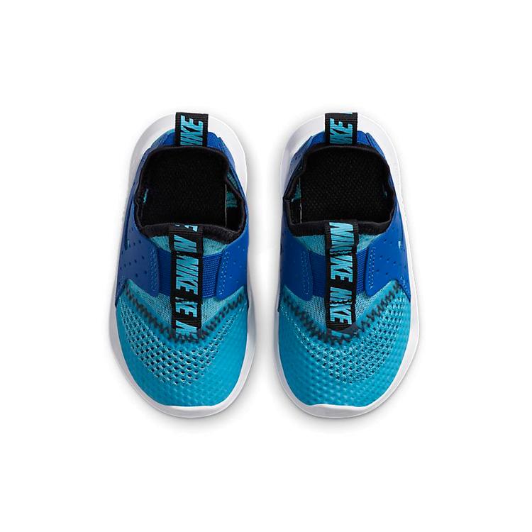 Nike Flex Runner Breathe Slip Resistant Cushioning Abrasion Resistant Low Top Toddler Shoes Blue White CV9329-400