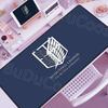 New Cool Anime Attack On Titan Large Mouse Pad Computer Non-slip Mousepad XXL 900x400mm Gaming Laptop Keyboard Mouse Mats Carpet