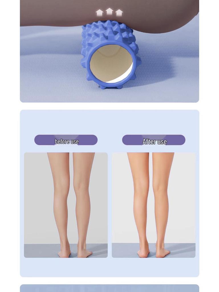 Foam Roller Wolf Tooth Muscle Massage Relaxer - Slimming Yoga Tool for Legs and Back