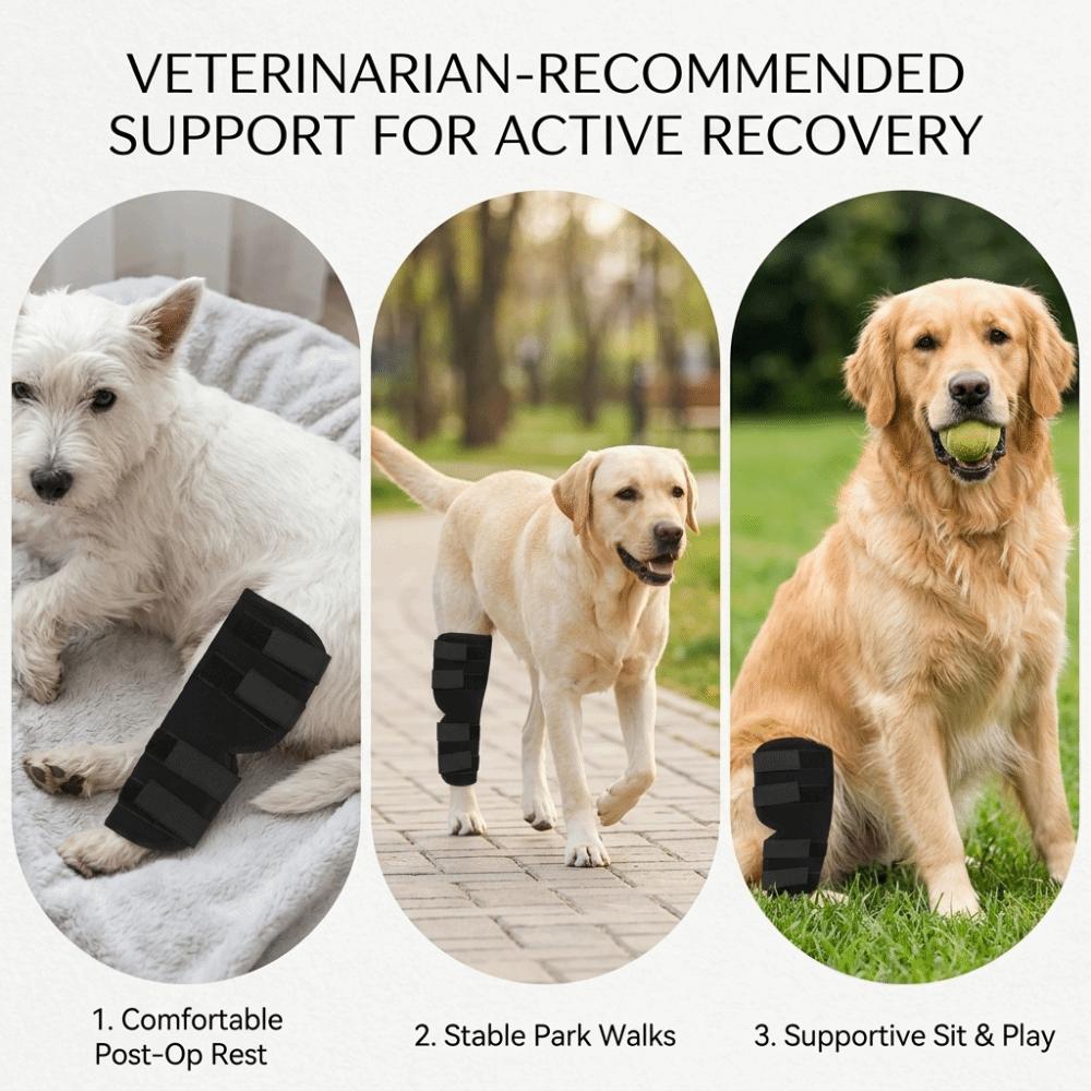 Breathable Texture Dog Leg Recovery Sleeve Dog Front Leg Support Brace  Injury Support