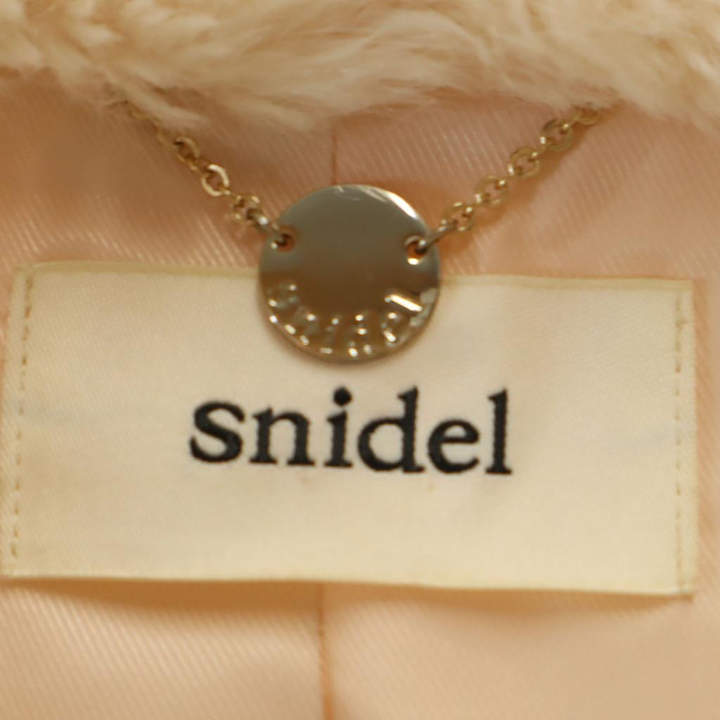 SNIDEL Fake Fur Coat F Ivory Women Used