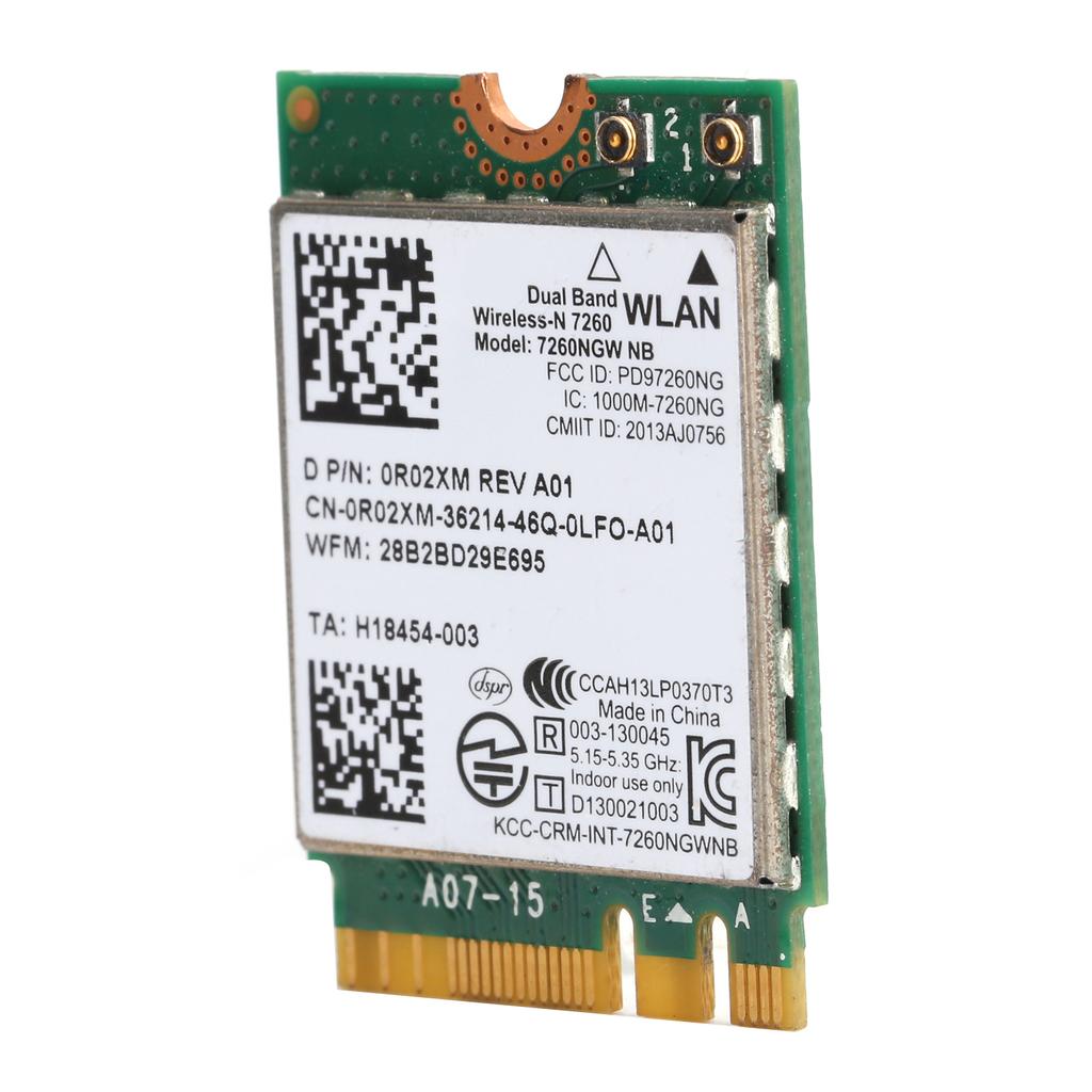 WLAN-Karte 2,4g 5g Dualband Drahtlosnetzwerkkartenmodul 300Mbps für Intel 7260NB 7260NGW