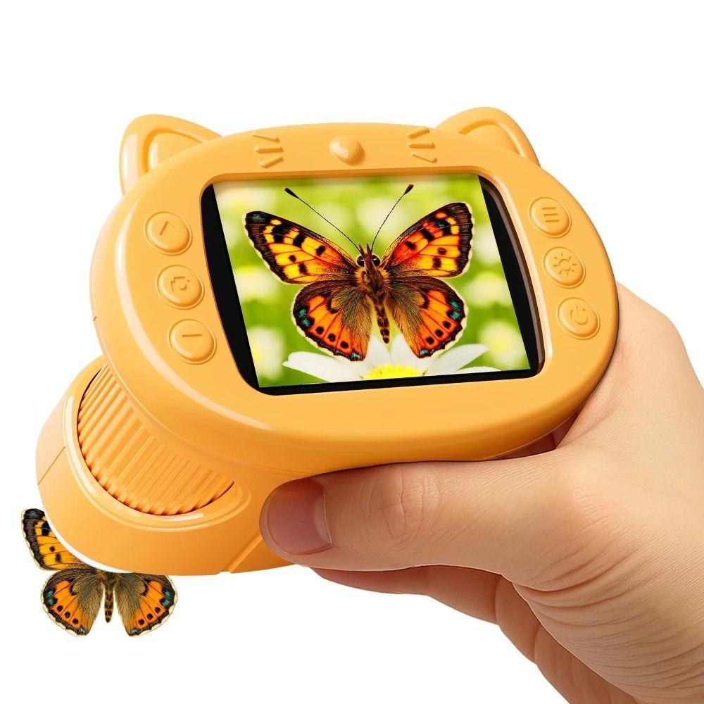 Portable Handheld Digital Microscope 2.4 Inch IPS Screen Mini Microscope  Educational Gift