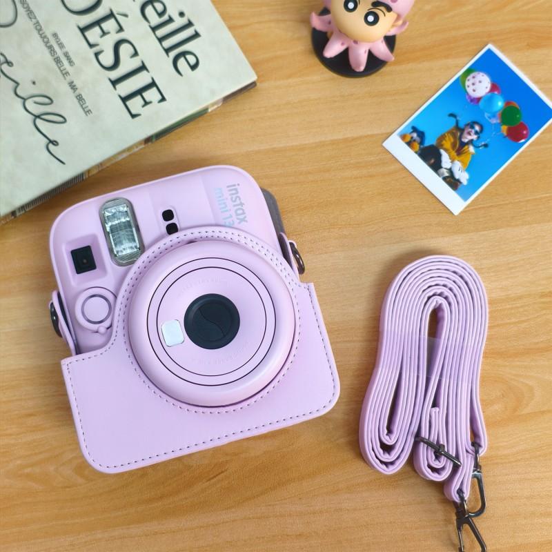 Instax Mini 13 Camera Case PU Leather Protective Bag With Photo Album Fujifilm Instant - Pastel Colors