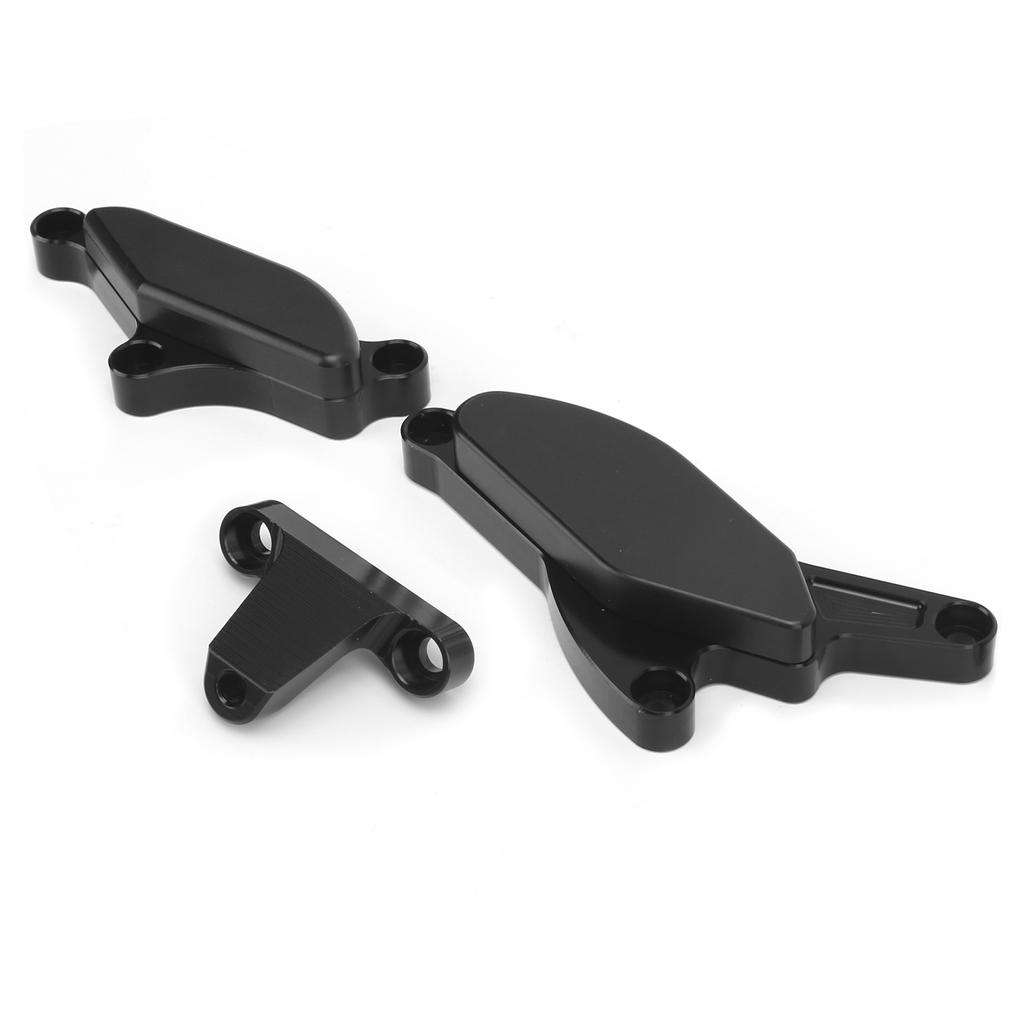 2pcs Motorcycle Frame Sliders Crash Protector Black Maintenance Replacement for KAWASAKI ZX10R 2008‑2010