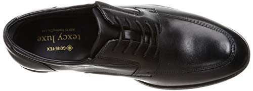 Texcy Luxe Men's Leather Gore-Tex Business Shoes, TU-8006, Black, Size 26.0 cm, 4E Wide