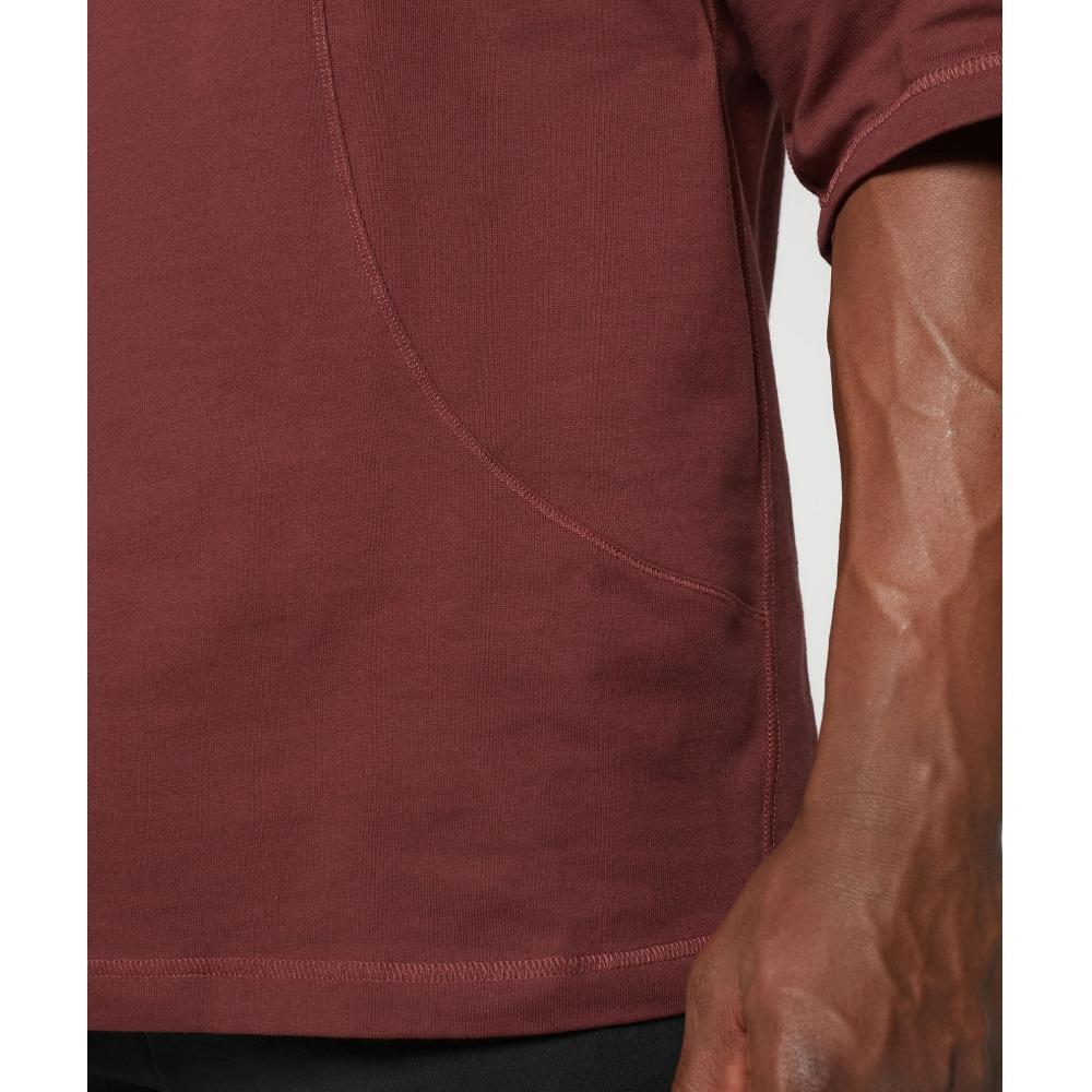 Gymshark Prémiové tričko LifTing Bordově hnědé A5a5s Rbqv