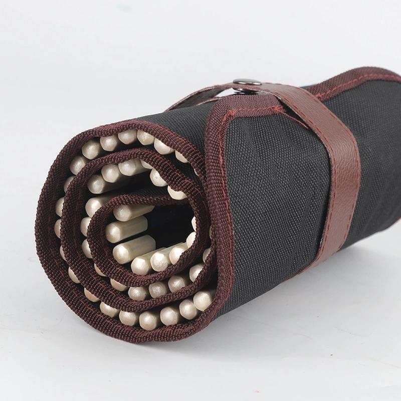 36-Schlitz Canvas Stiftrolle Skizzenstift & Buntstifthalter Künstler Studentenbedarf Zeichnen Malen Schreibwaren Organizer Aufbewahrungstasche