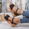 Fashion Shoes for Women Summer Fashion Platform Wedges Buckle Strap Non-slip Sandals Casual Plus Size 36-41 Women Footwear 2025