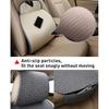 EifBrisa 2Pcs Car Seat Covers Cushion Pad, Bottom Front Seat Covers For Cars, Super Breathable, Storage Bags, Warm In Winter And Cool In Summer,