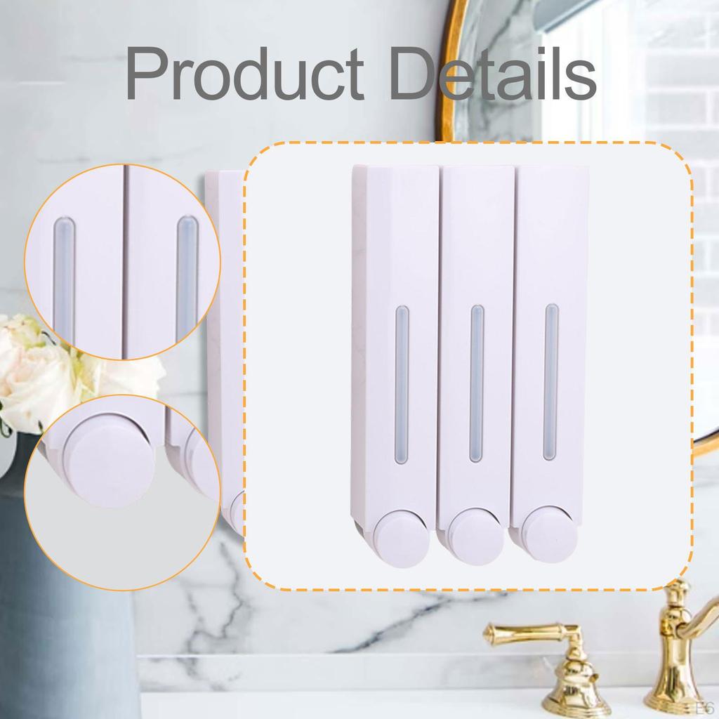 Wall Mounted Soap Dispenser Large Capacity Easy To Use Premium Multifunctional Practical Durability