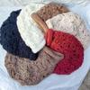 New Arrival Women's Autumn/Winter Trendy Knit Hat Handmade Crochet Wool Cap