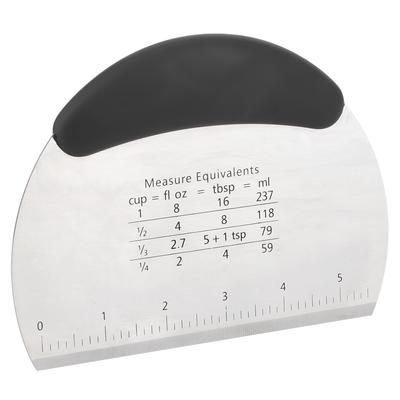 Stainless Steel Pastry Scraper Chopper Flour Pastry Cutter Pastry Scale Measurement Baking Tool