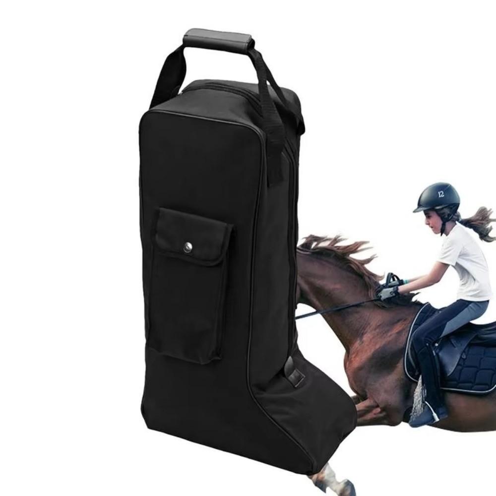 600D Riding Boot Bag Dust Proof Equestrian Boot Bag Long Boots Bag Outdoor Activities